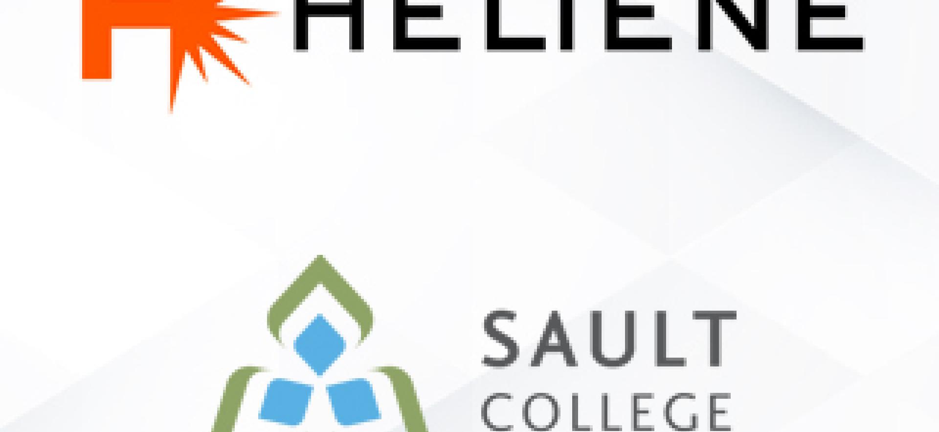 Heliene and Sault College logos