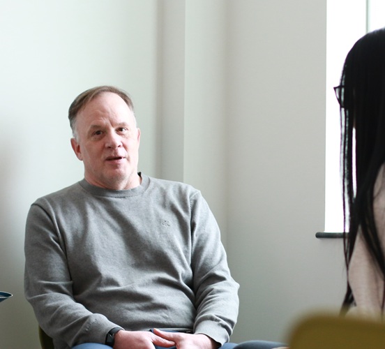 CYC students in mock counselling group