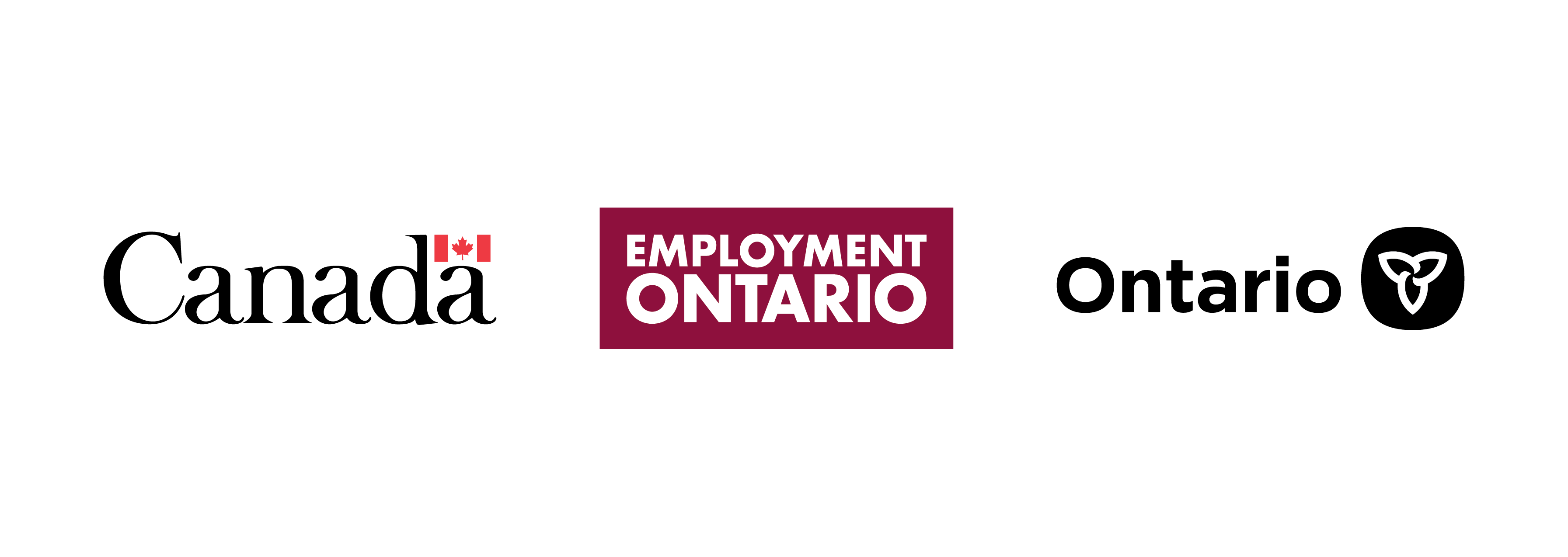 Employment Ontario tri wordmark