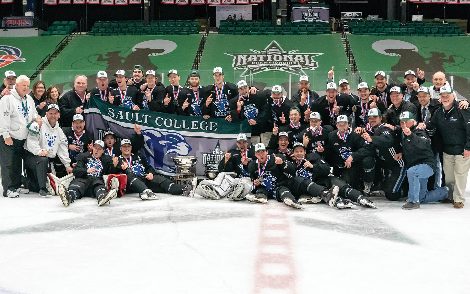 Sault College poses for National Championship photo op