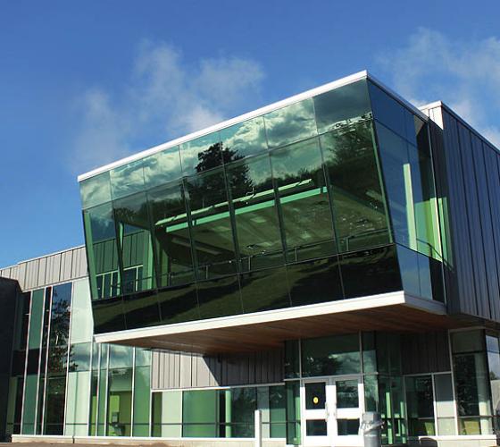Exterior shot of the Health and Wellness Centre