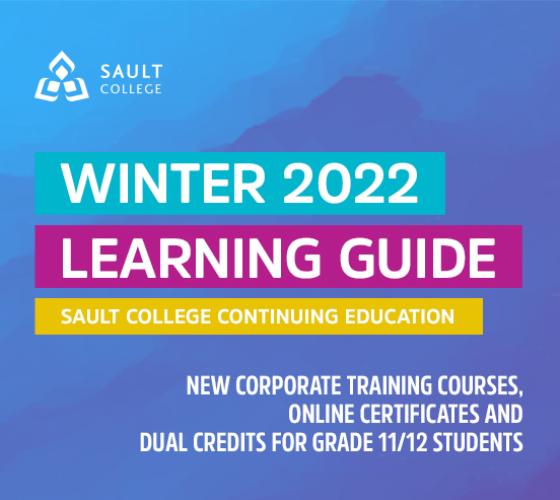 the front cover of the Learning Guide for Winter 2022 Continuing Education
