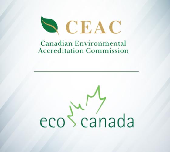 CEAC and ECO Canada logos for accreditation of natural environment programs