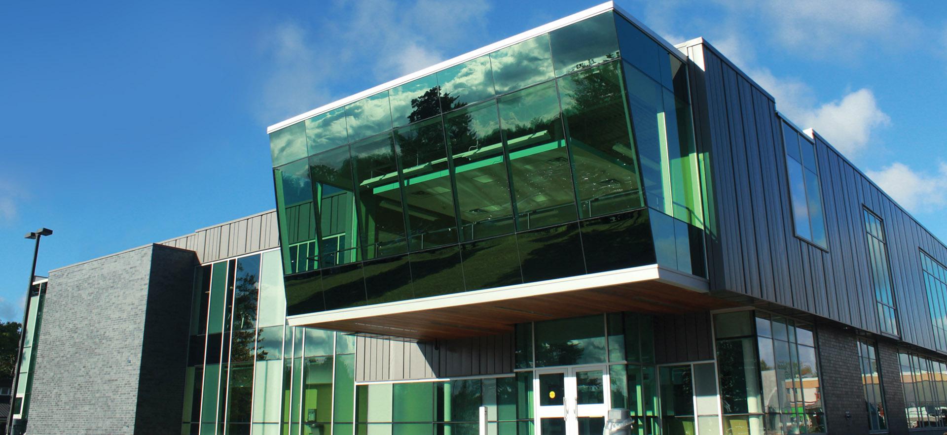 Exterior view of the health and wellness centre