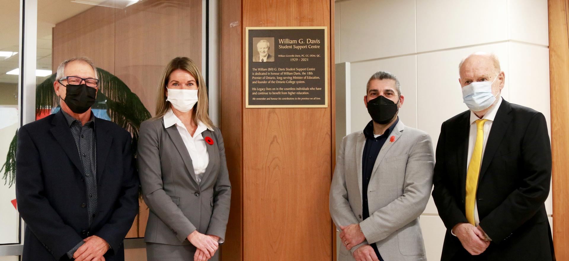 William G Davis Room Dedication