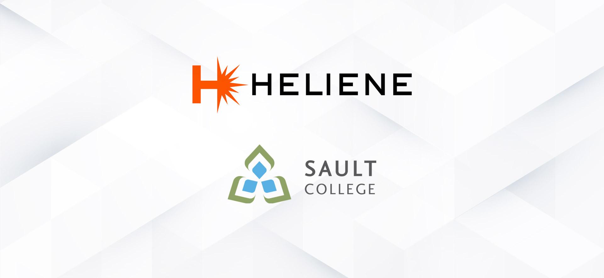 Heliene and Sault College logos