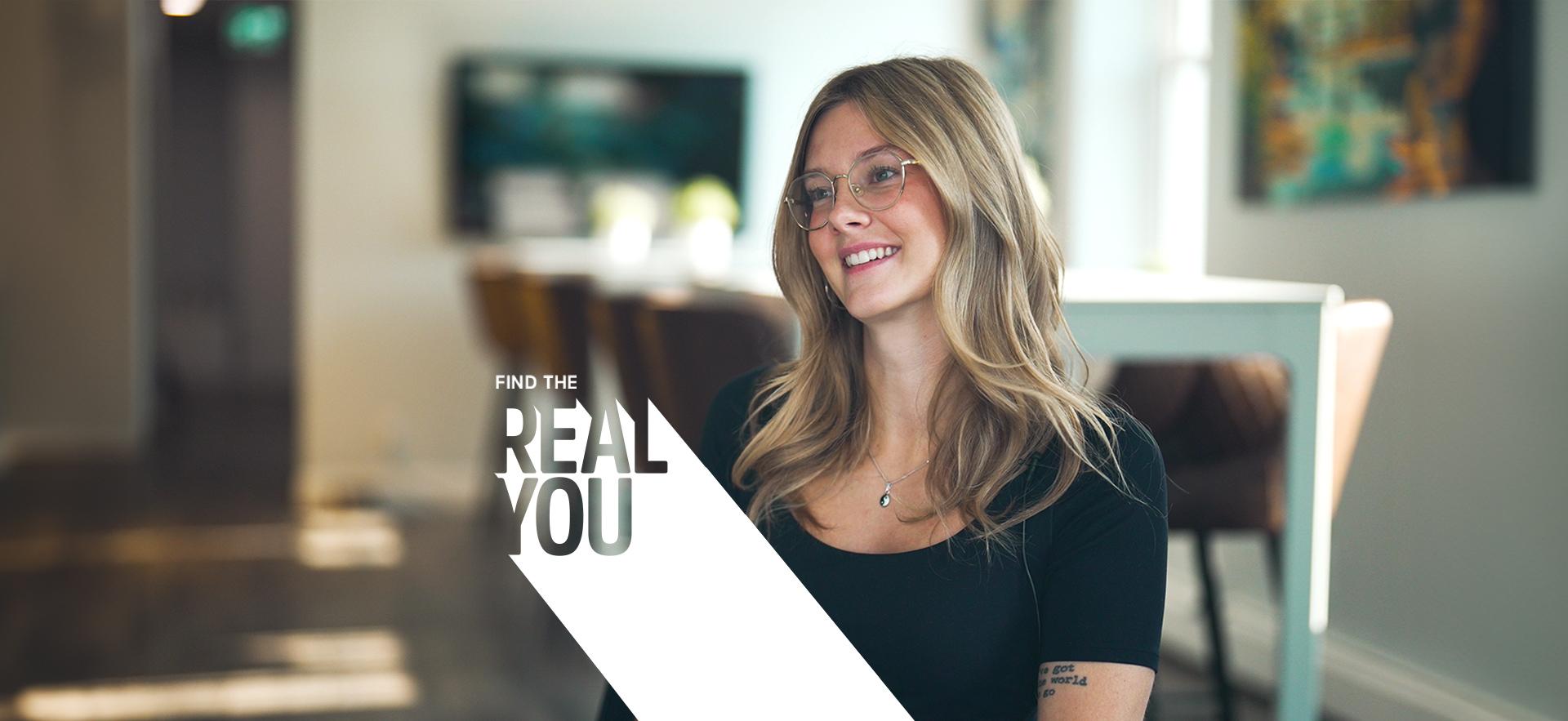Anna a graduate of business who took a pathway to a degree