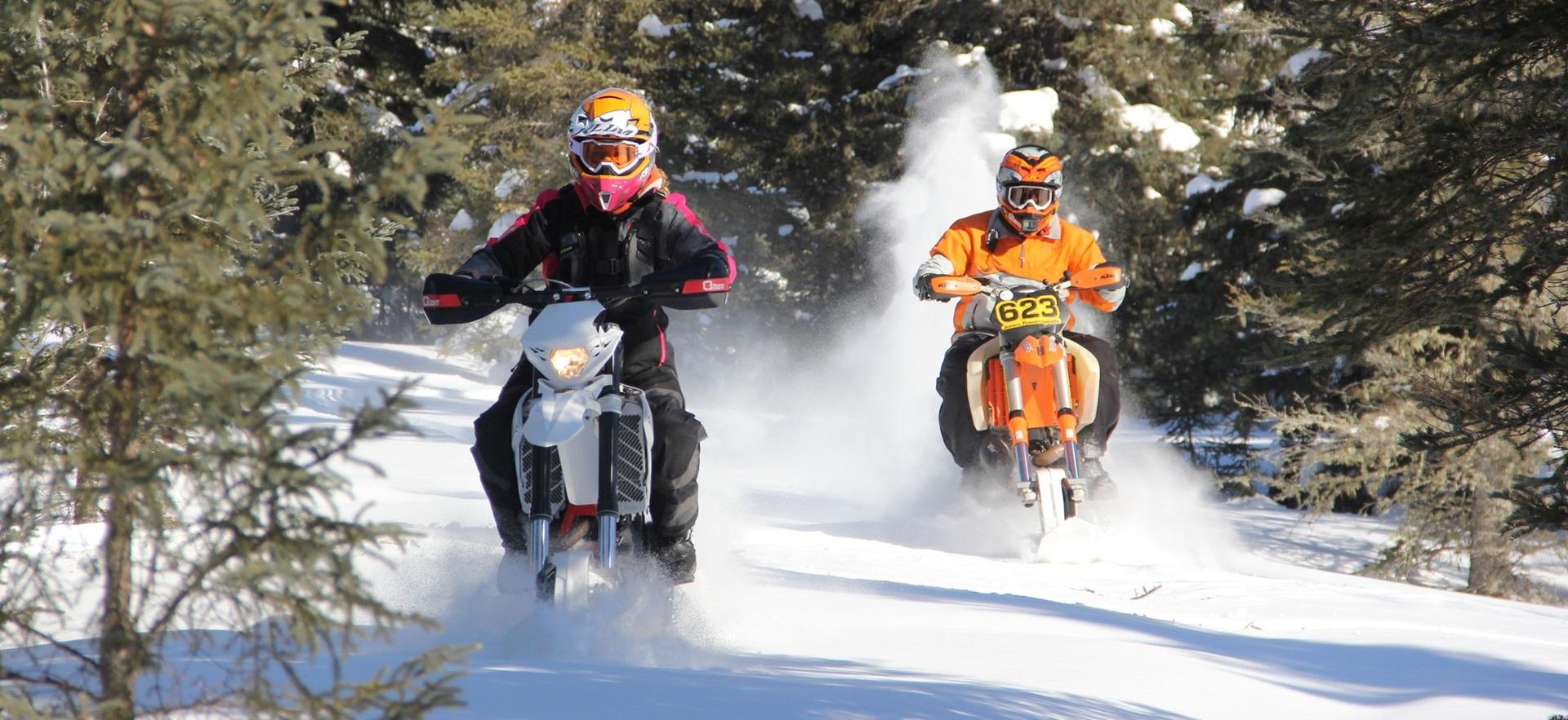 Snowbiking